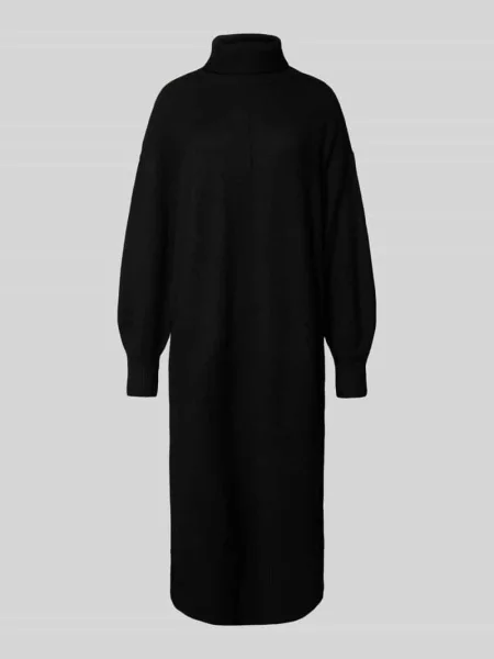 Sukienka o kroju ovesized z dzianiny z dodatkiem wełny model ‘MALOU’ Pieces