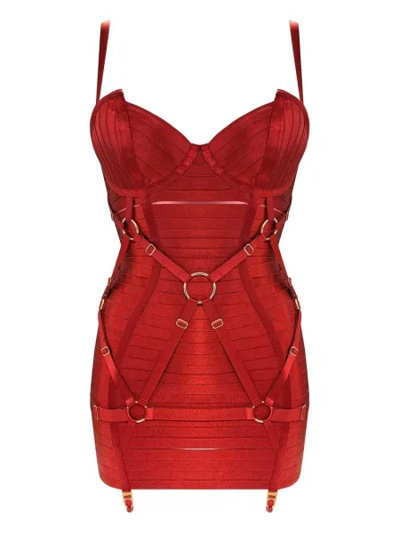 Sukienka Bordelle garniturowa czerwona