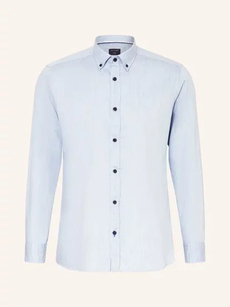 Olymp Koszula Casual Modern Fit blau