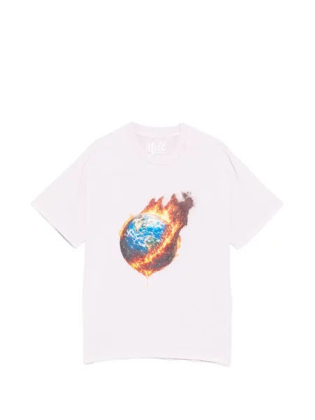Grafic tricou Melt roz