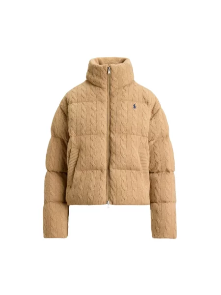 Kurtka Polo Ralph Lauren pleciona beżowa