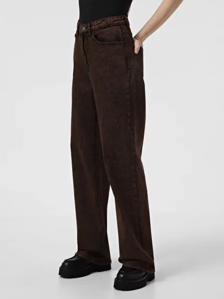 Широкі джинси Vero Moda бавовна/перероблена коричневий