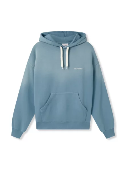 Bluza z kapturem Axel Arigato niebieska