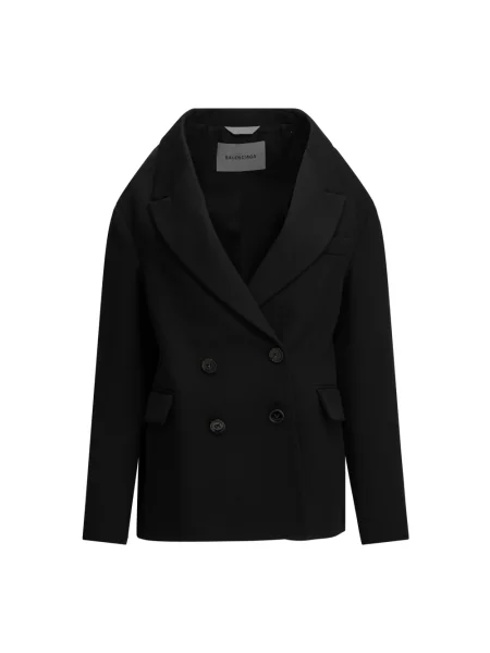 Marynarka Balenciaga wełniana czarna