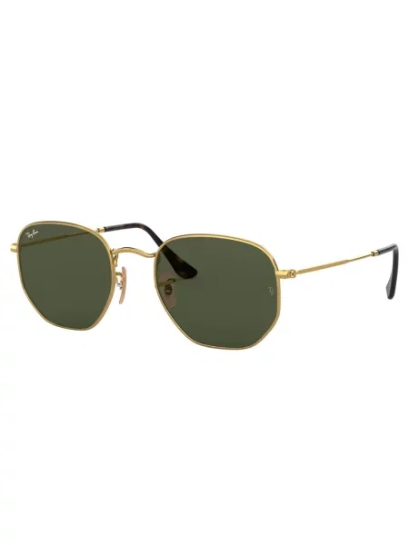 Lniane okulary przeciwsłoneczne Ray-ban żółte