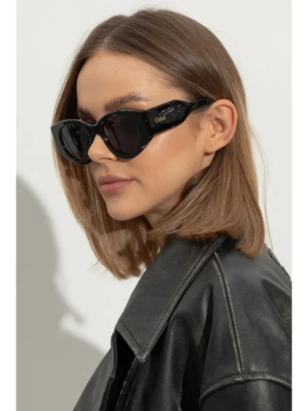 Ochelari de soare Chloé Eyewear negru