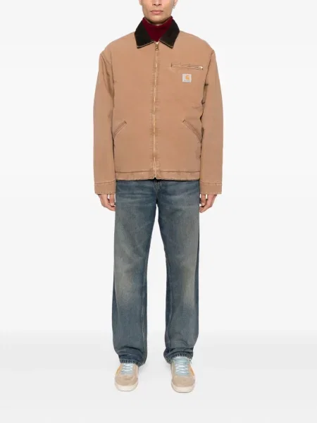Яке Carhartt Wip от рипсено кадифе кафяво