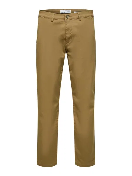 SELECTED HOMME Pantaloni eleganți New Miles coniac maro