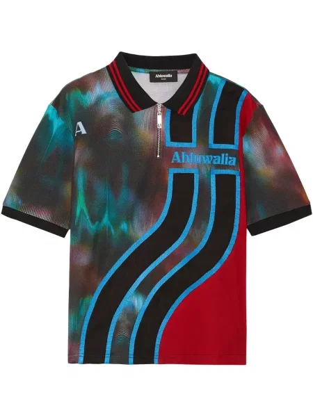 Поло тениска Ahluwalia синьо