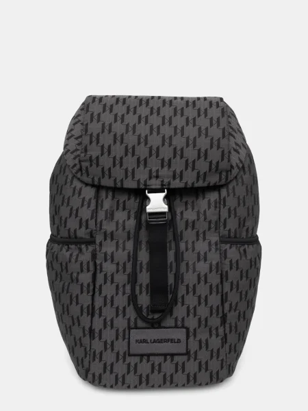 Karl Lagerfeld Rucsac gri piatră negru