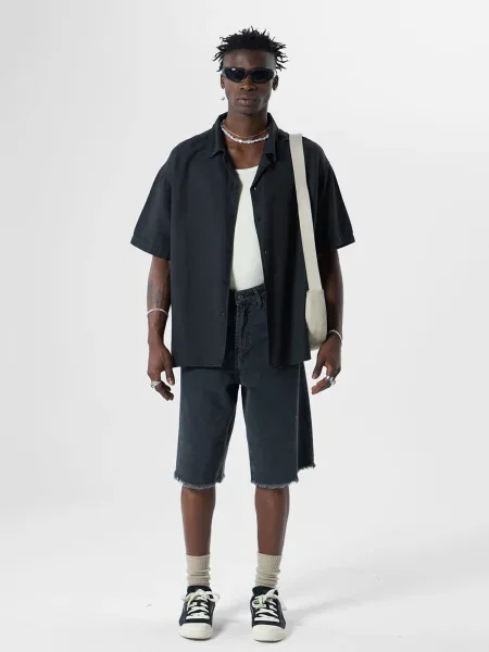 VAMOS CLO Cămașă Snowdrop mai multe culori negru