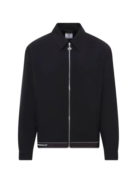 Geacă Casablanca cu broderie negru