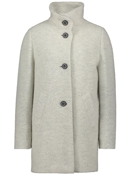 Amber & June Palton de primăvară-toamnă deschis gri