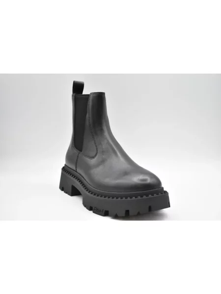 Botki Ash skórzane czarne