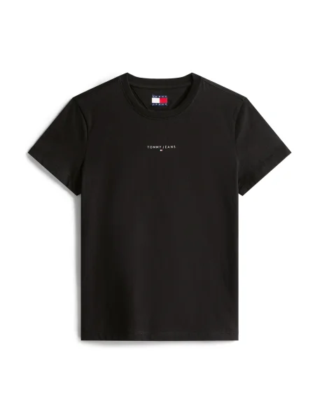 Tommy Jeans Tricou Linear negru