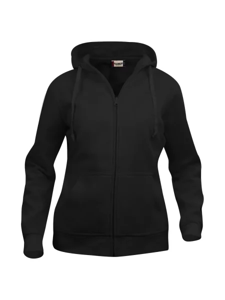 Clique Basic Hoody Full Zip – bluza z kapturem na – czarna
