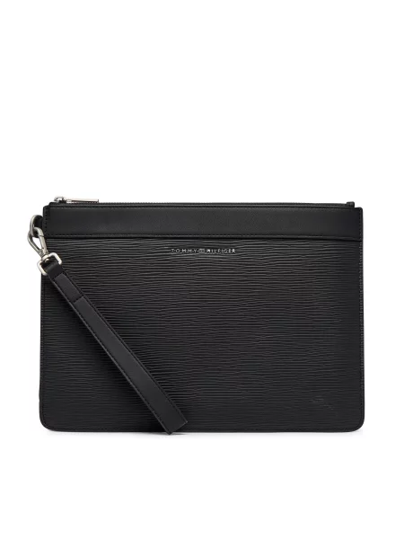Tommy Hilfiger Мъжка чантичка Th Business Saffiano Pouch черен