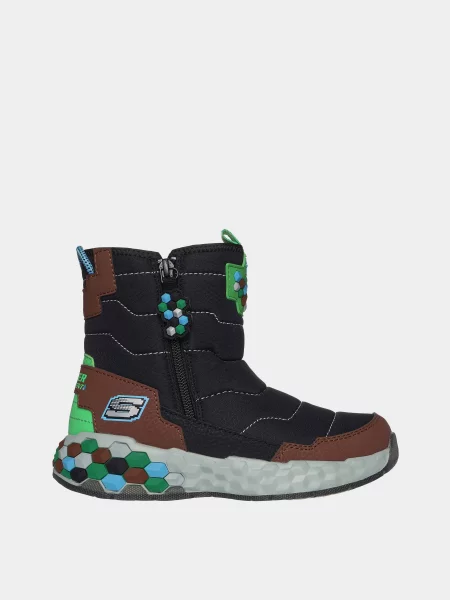 Детские ботинки Skechers черные