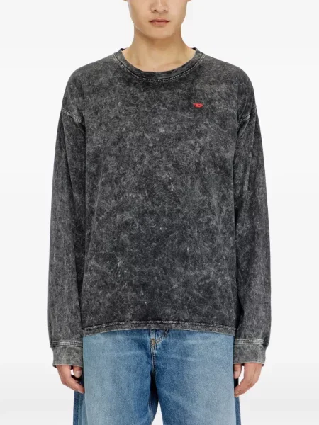 Lung tricou Diesel gri