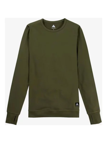 Koszulka termoaktywna Burton Midweight Crewneck z długim rękawem zielona. L zielona
