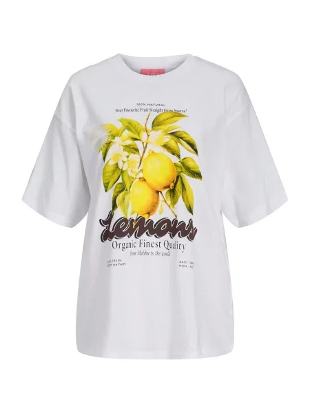 JJXX Tricou JXMILLOW galben / verde / negru alb