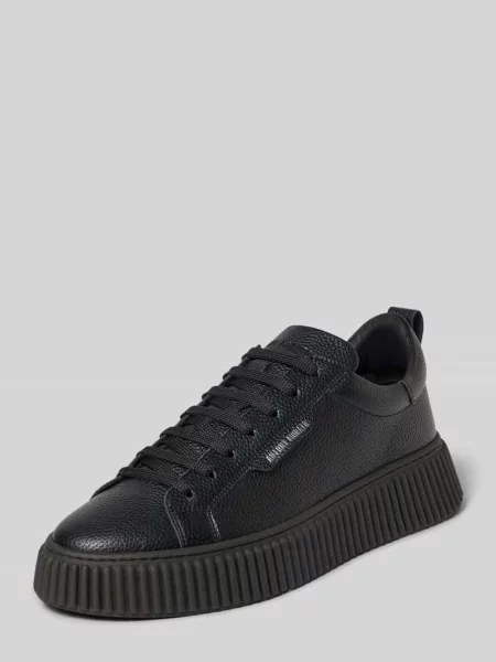 Sneakersy ze skóry model HOPPER' Antony Morato czarne