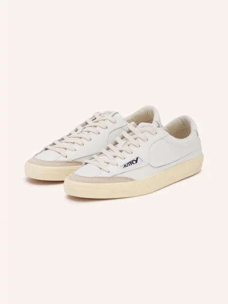 AUTRY Windscape sneakersy skórzane białe