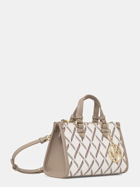 Armani Exchange geantă pentru femei bej