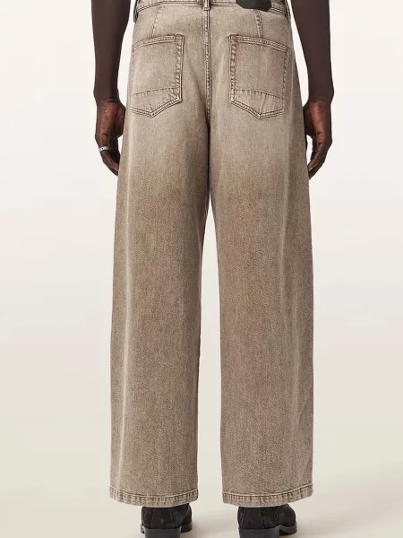 AllSaints blugi barrel pentru bărbați RAAFI maro