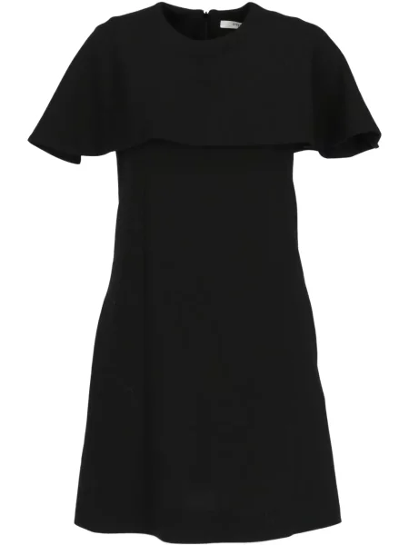 Vlněné oblekové šaty Givenchy Pre-owned černé