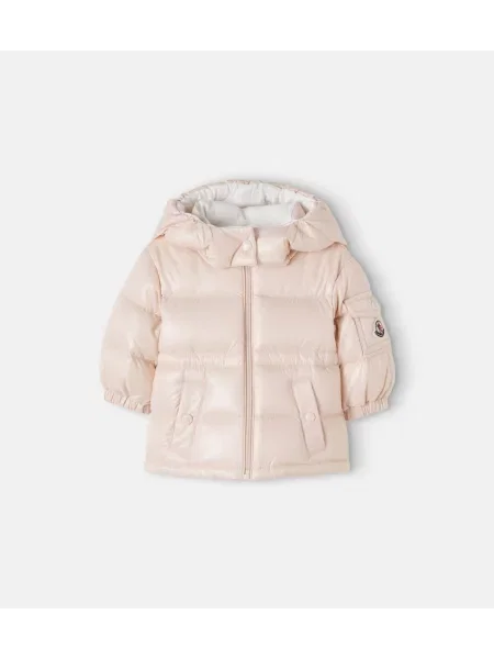 Gyerek pehelydzseki Moncler Enfant rózsaszín