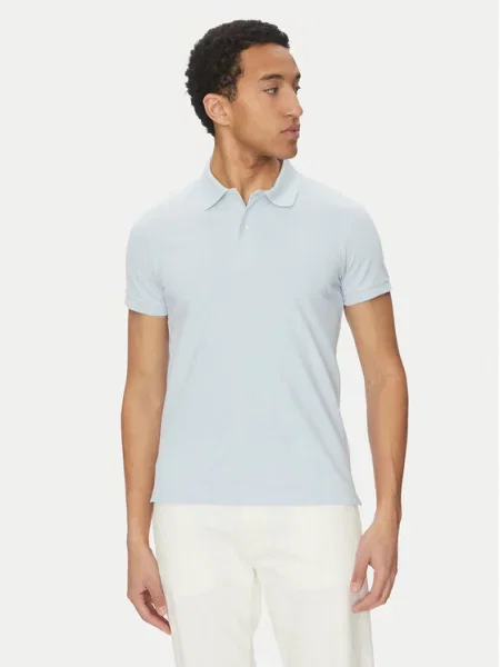 Geox Polo majica Svetlo Regular Fit modra