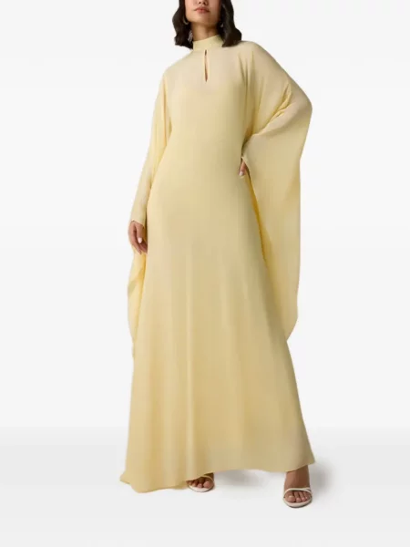 Maksi sukienka maxi Hemant And Nandita garniturowa żółta