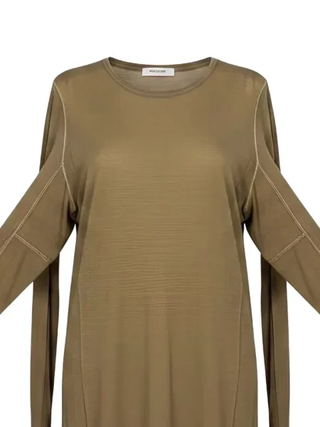 Lung rochie mini Uma Wang verde