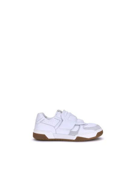 Lniane sneakersy Valentino Garavani białe