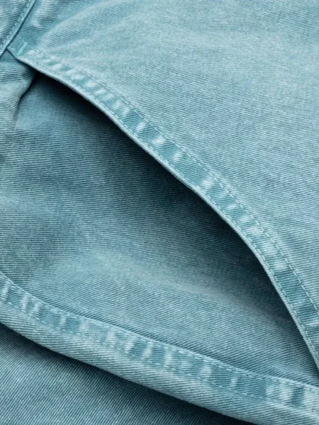 Pantaloni Awake Ny cu broderie albastru