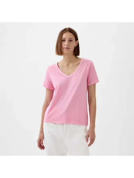 T-SHIRT KOSZULKA 1 GAP VINTAGE różowy