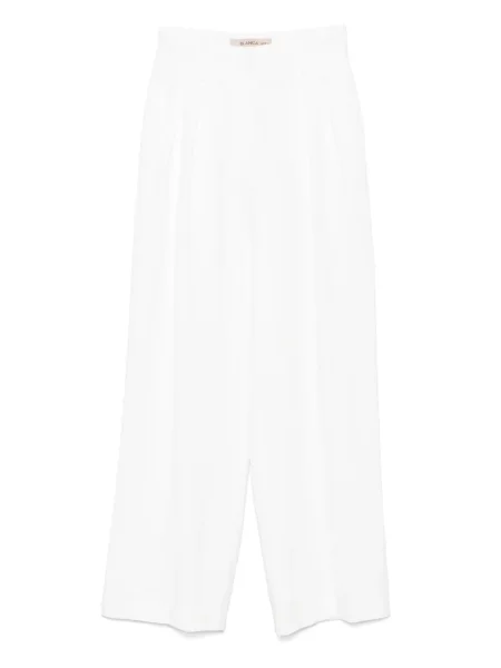 Spodnie Blanca Vita plisowane białe