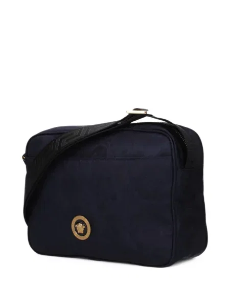 Geantă crossbody Versace din jacard albastru