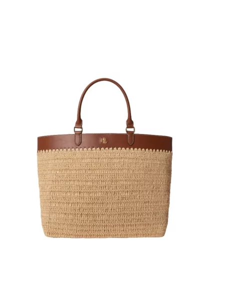 Shopperka Ralph Lauren beżowa