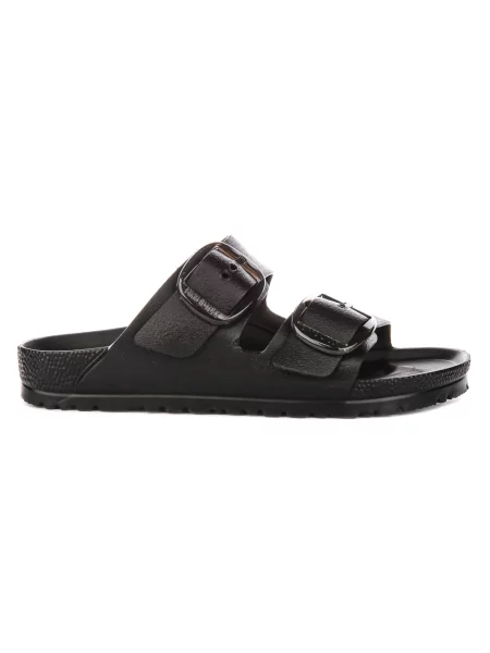 Klapki Birkenstock na sprzączkę czarne