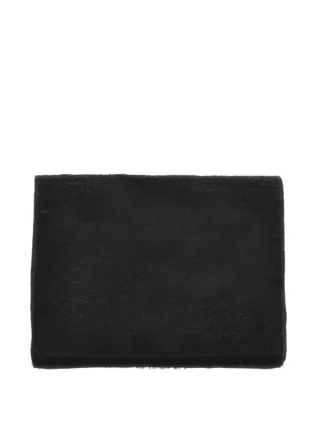 Fular Emporio Armani cu broderie negru