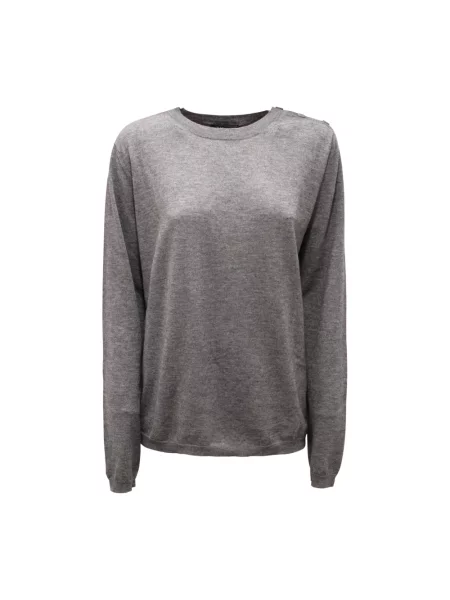 Sweter Max Mara wełniany szary