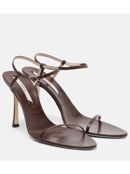 Sandale Christen din piele maro