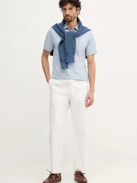 Однотонное поло Hackett London