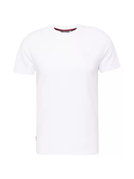 Tricou Superdry cu mânecă scurtă alb