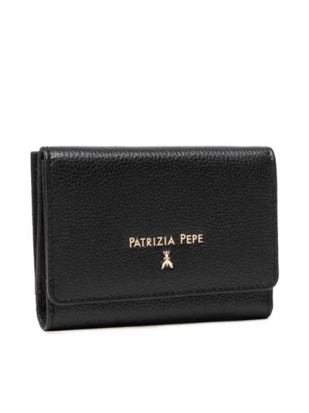 Patrizia Pepe bőr pénztárca sárga női fekete
