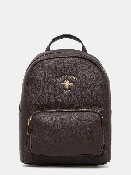 Batoh U.S. Polo Assn. Stanford dámský malý hladký hnědá