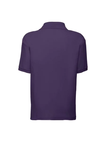 Tricou polo copii Fruit Of The Loom violet