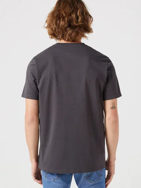 WRANGLER Tricou Sign Off închis gri
